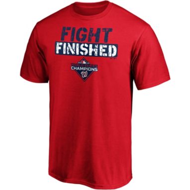 sorry, Men's 2019 World Series Champions Washington Nationals "Fight Finished" T-Shirt is currently out of stock