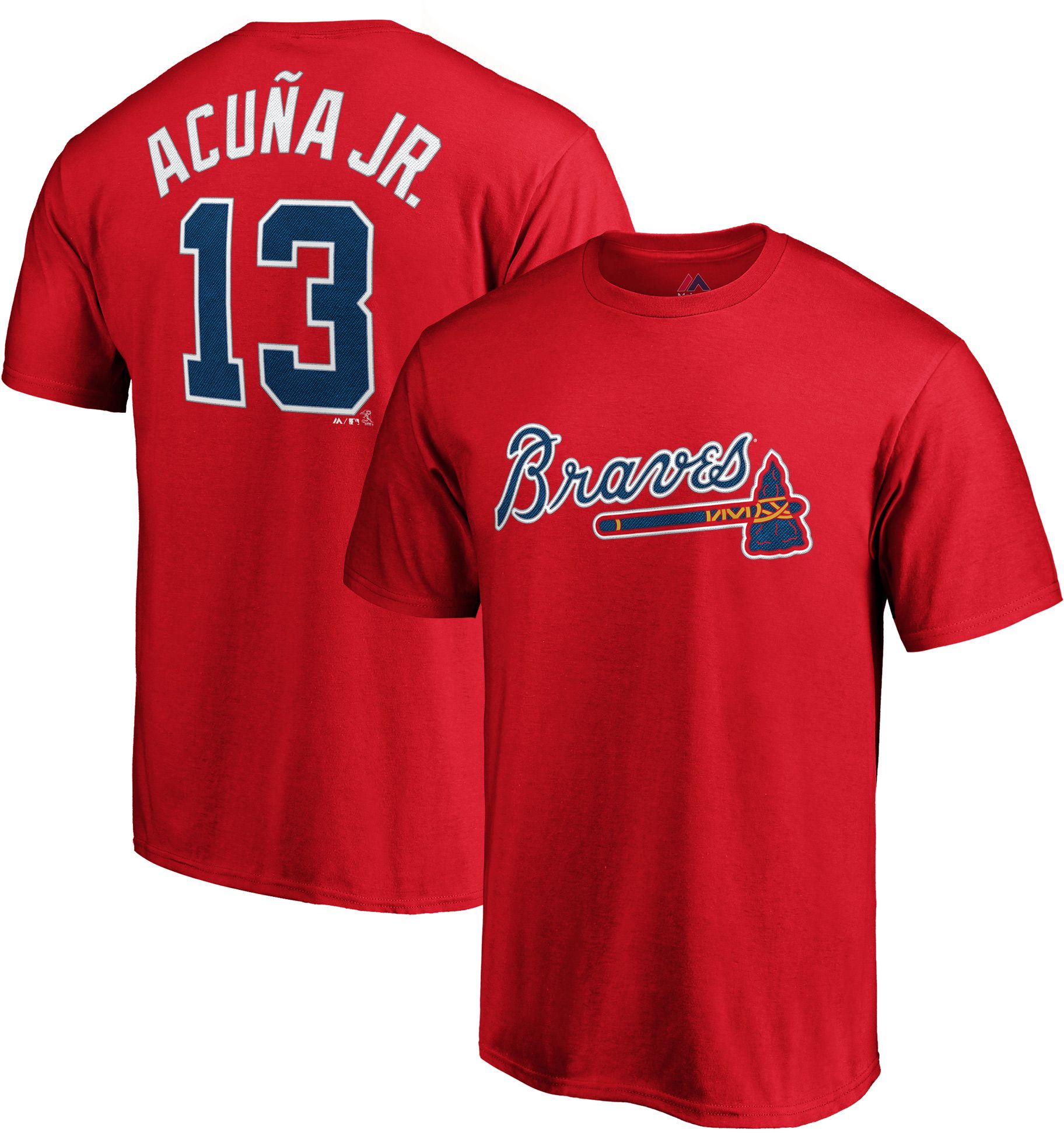 atlanta braves red jersey