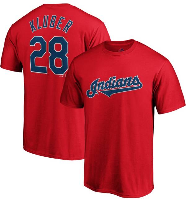 Majestic Youth Cleveland Indians Corey Kluber #28 Red T-Shirt product image