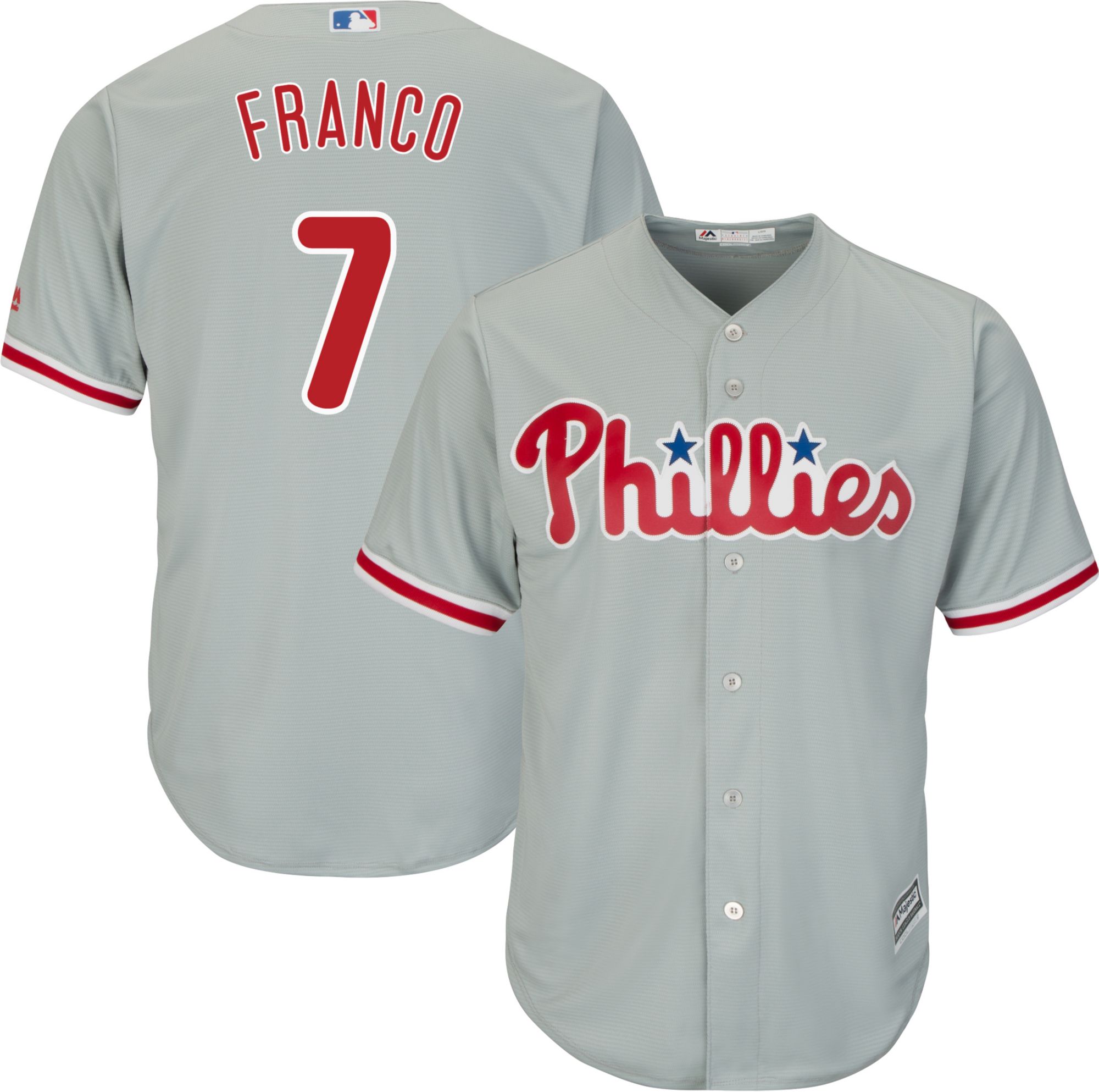 grey phillies jersey