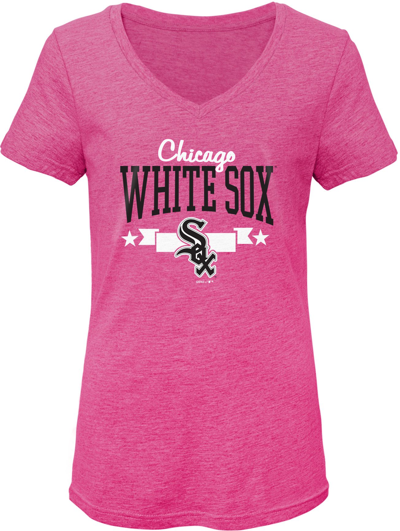 pink white sox shirt