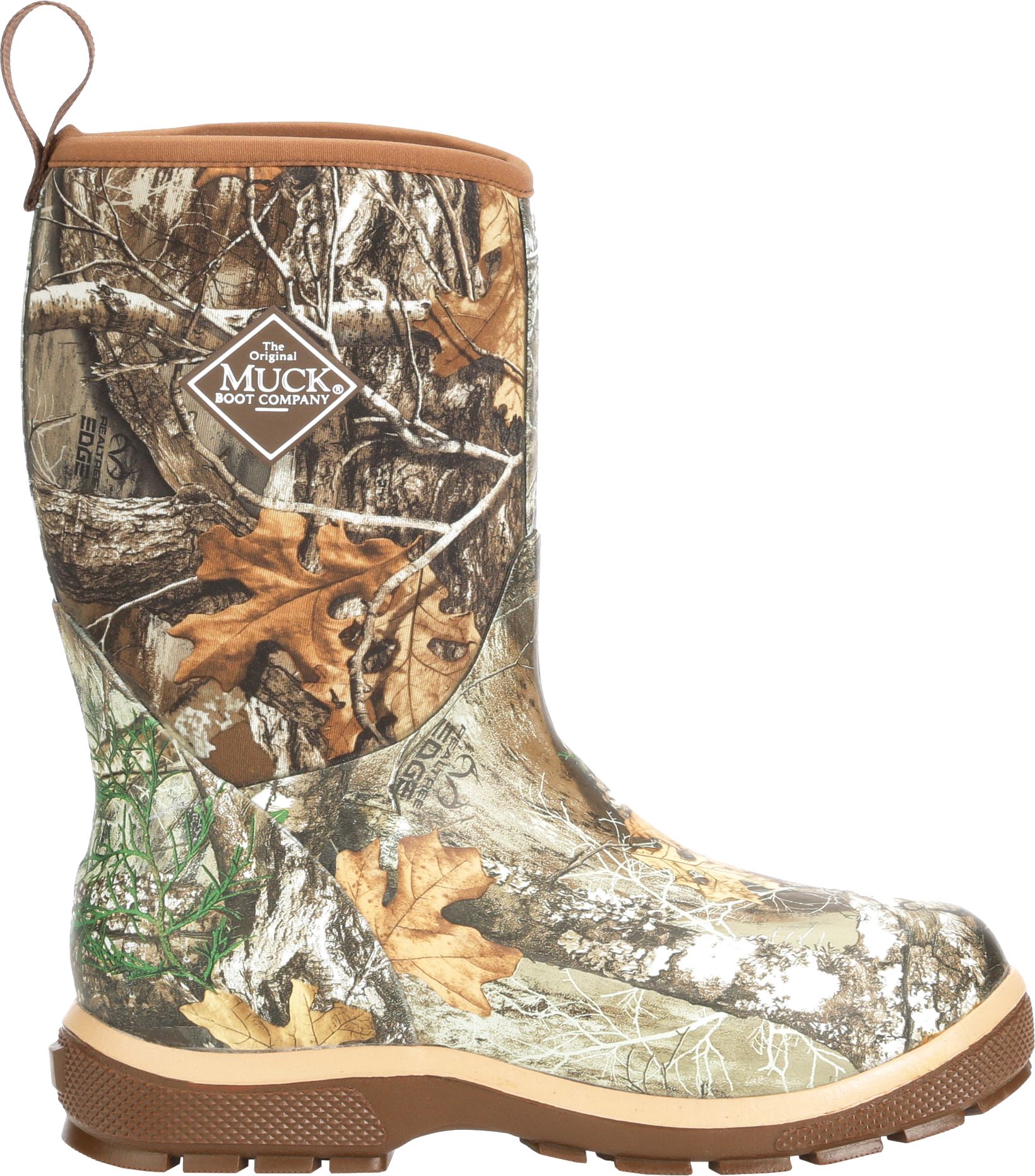 camo steel toe muck boots