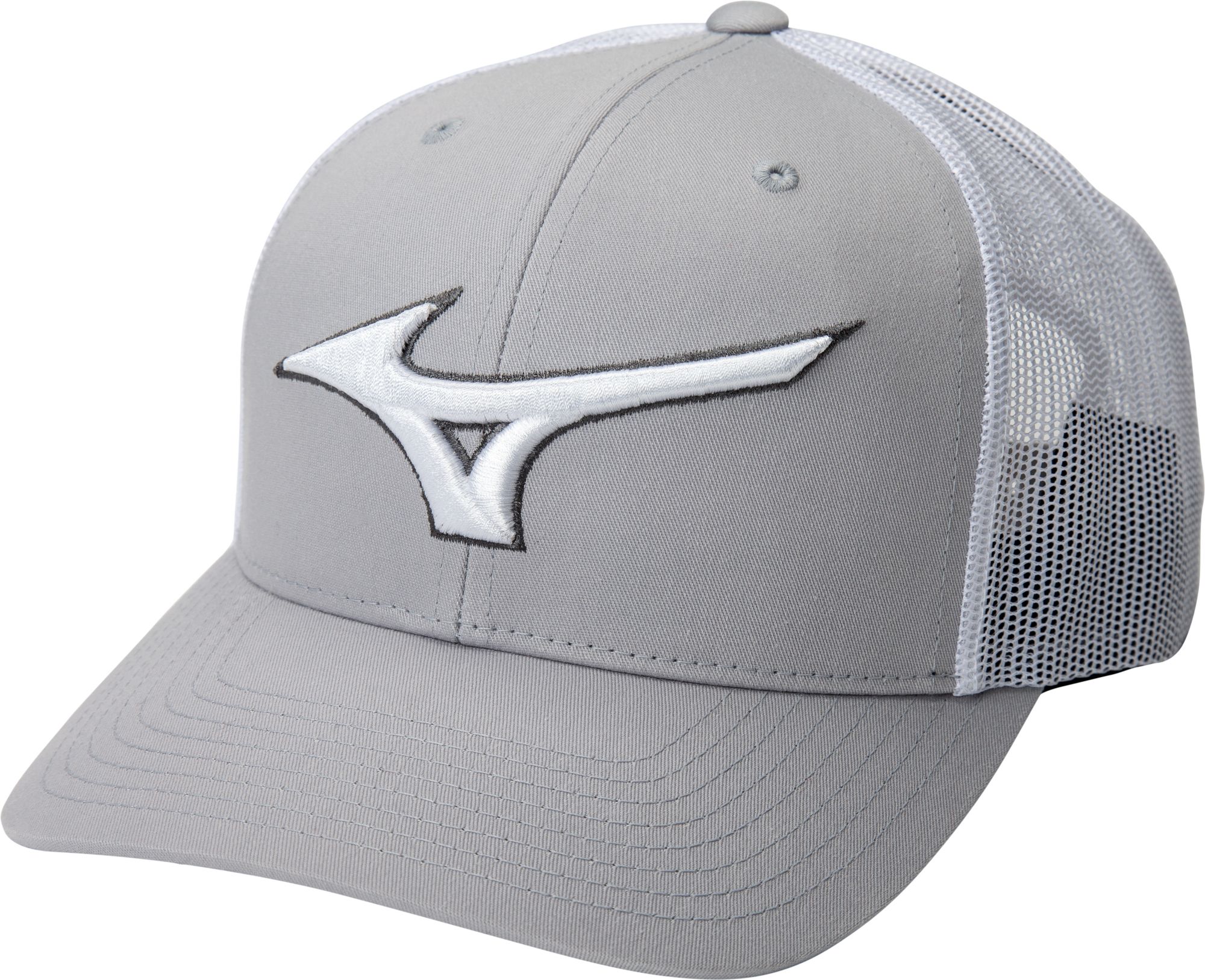 mizuno mesh trucker hat