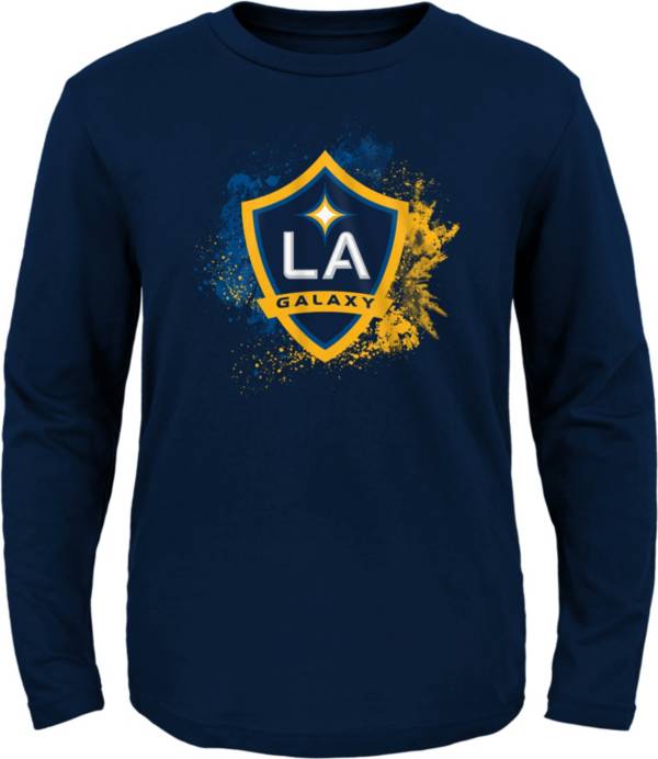 MLS Youth Los Angeles Galaxy Splashin' Navy Long Sleeve Shirt