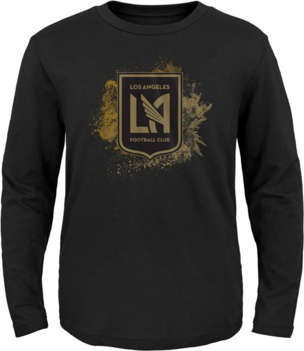 MLS Youth Los Angeles FC Splashin' Black Long Sleeve Shirt