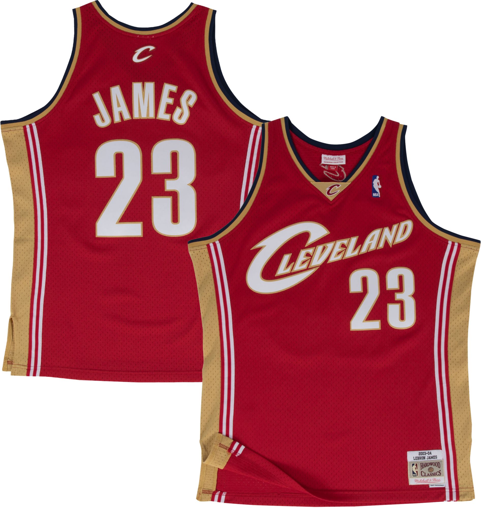 mitchell and ness lebron jersey