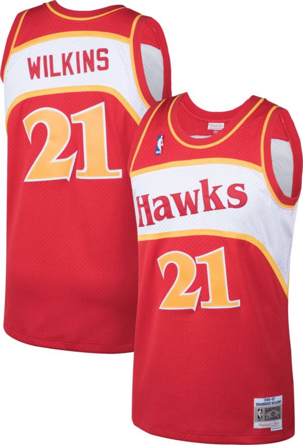 Mitchell & Ness Men's Atlanta Hawks Dominique Wilkins #21 Swingman Jersey