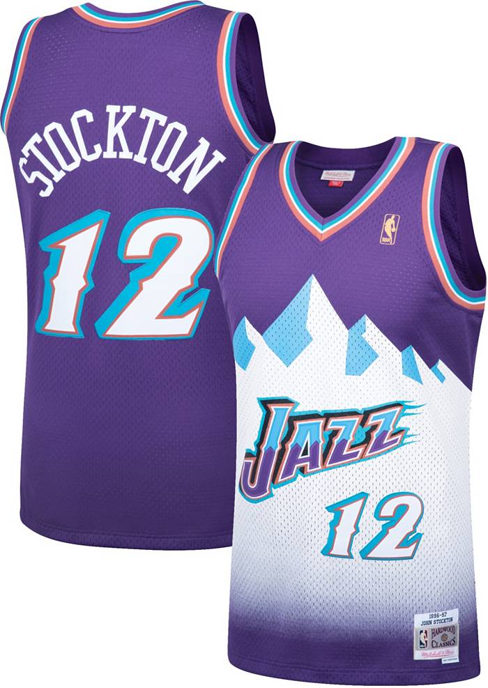 Mitchell & Ness NBA Utah Jazz John Stockton #12 '96 Swingman Jersey  SMJYGS18217