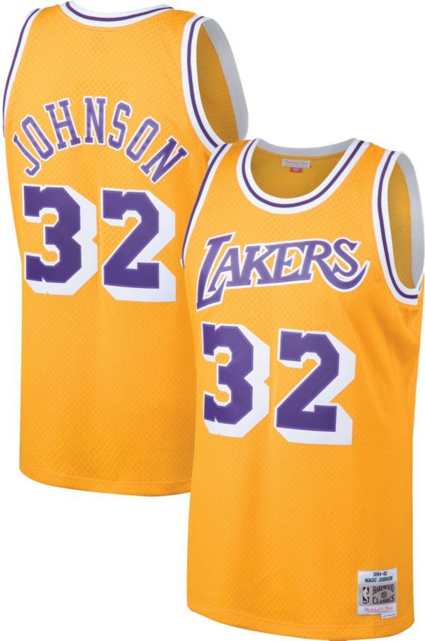 Mitchell & Ness Men's Los Angeles Lakers Magic Johnson #32 Swingman Jersey