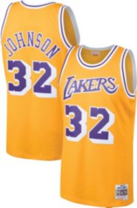 Mitchell & Ness Men's Los Angeles Lakers Magic Johnson #32 Swingman Jersey