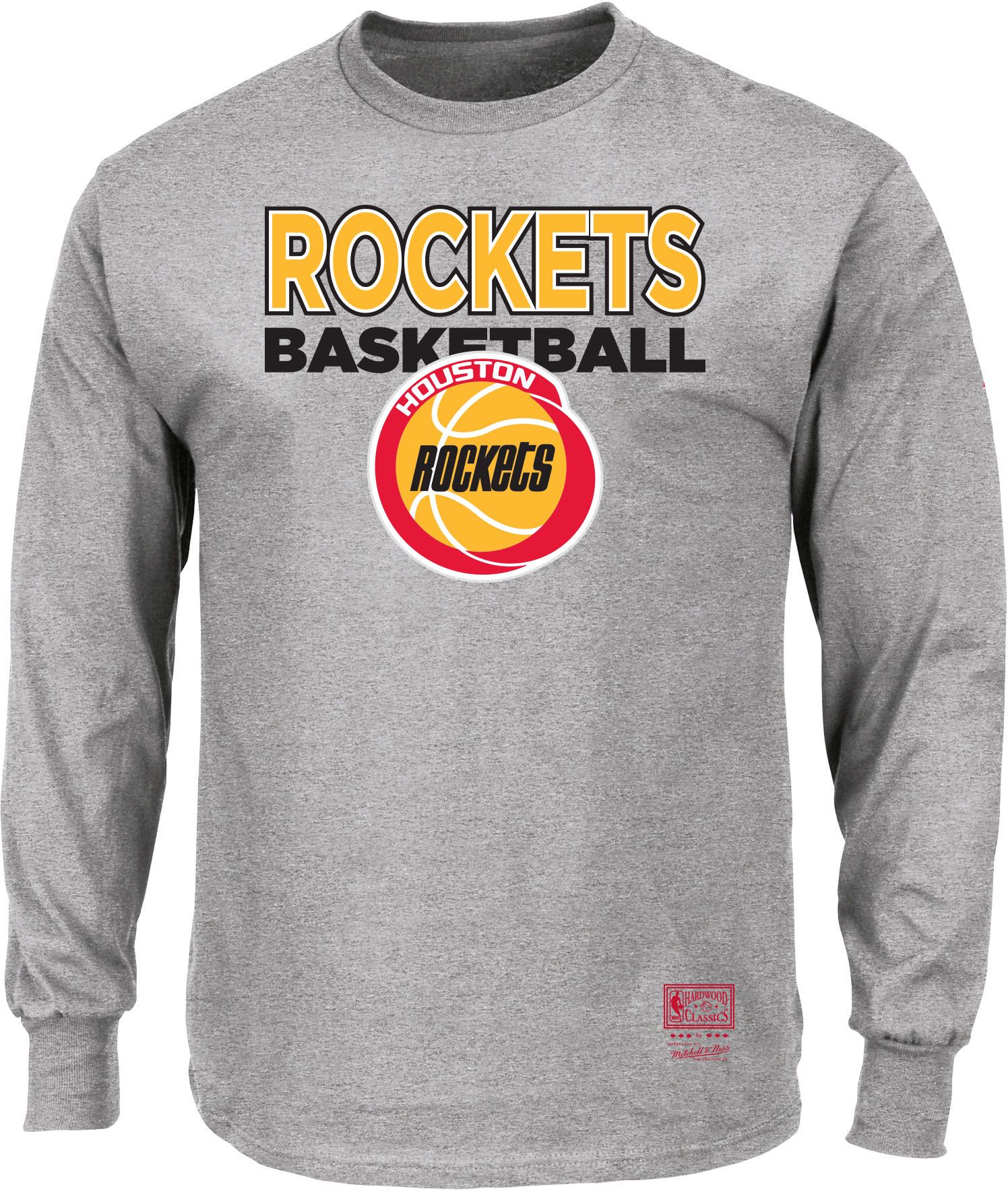 mitchell and ness rockets shirt