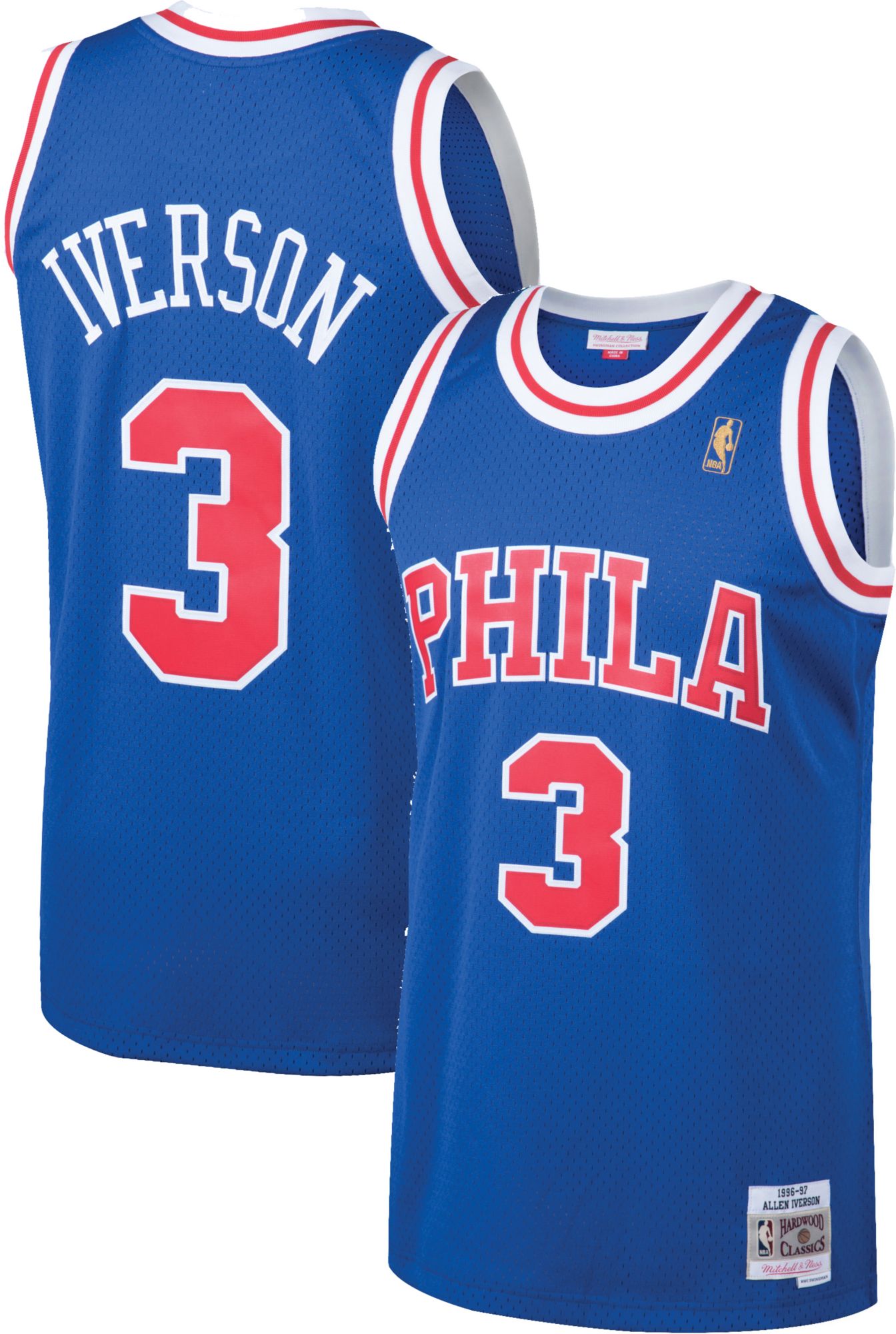 allen iverson swingman jersey