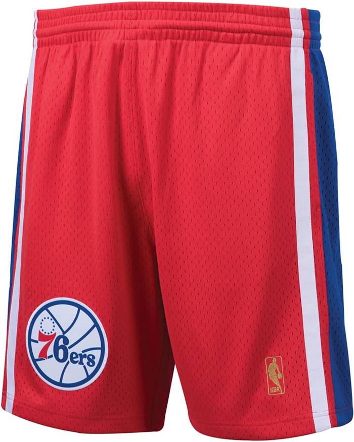 NBA Philadelphia 76ers Hardwood Classic Lightening Mitchell & Ness Mens Black Swingman shorts – Stephen Sports