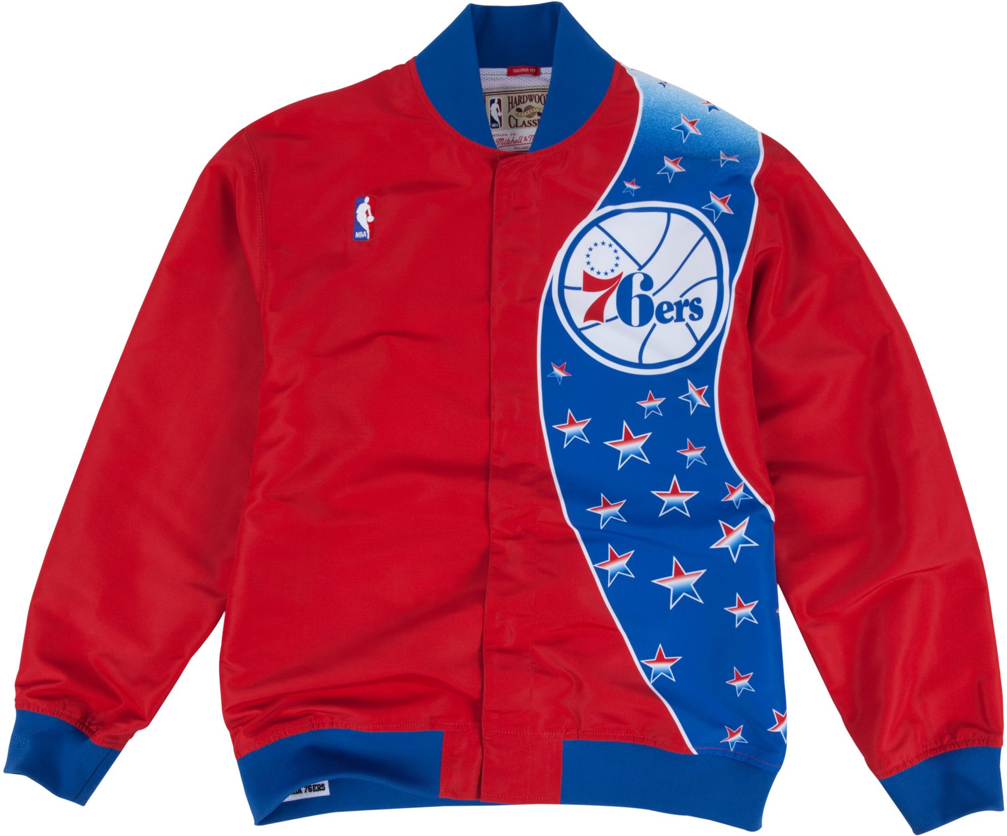 mitchell and ness 76ers jacket