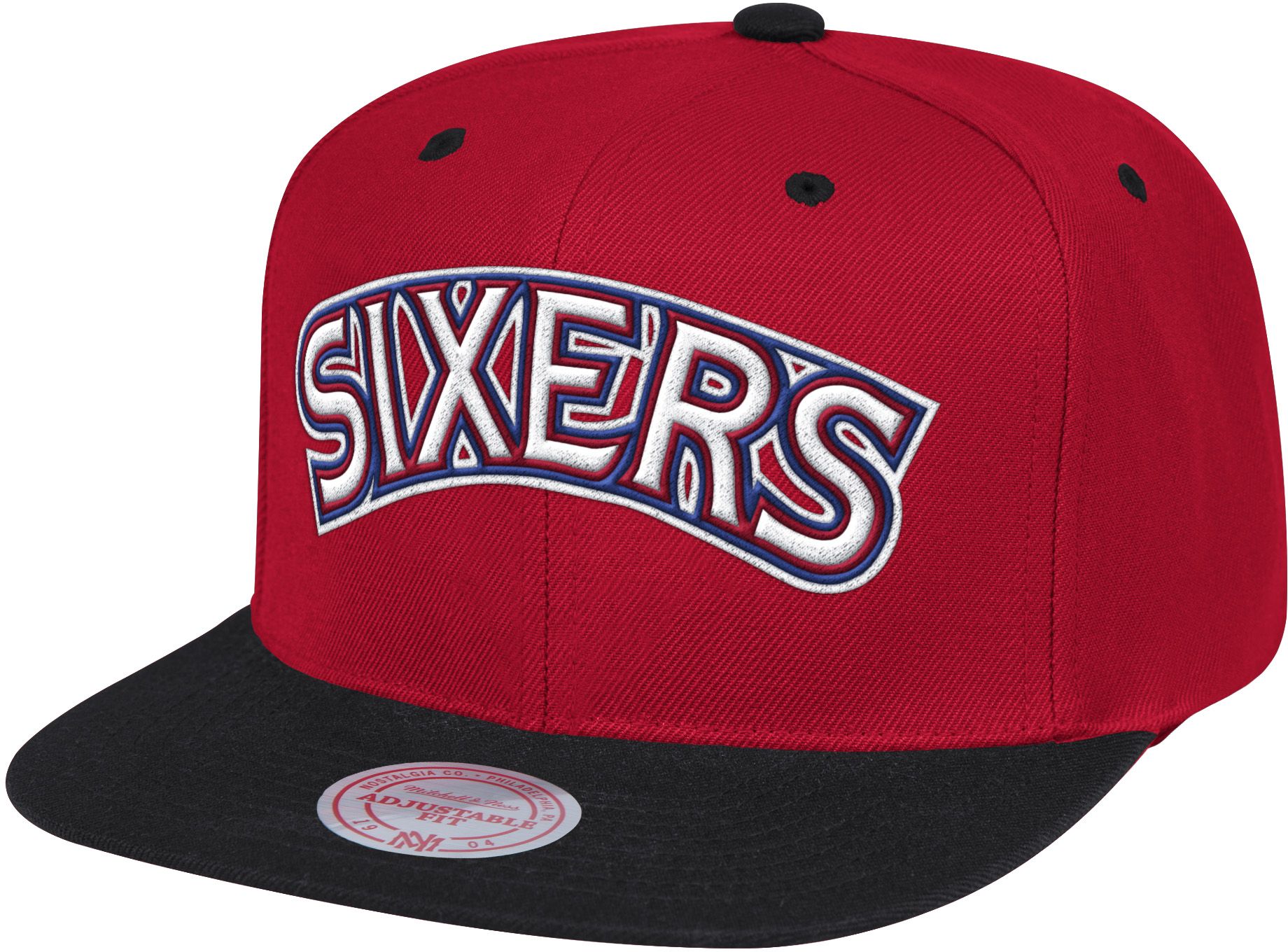 mitchell and ness 76ers snapback