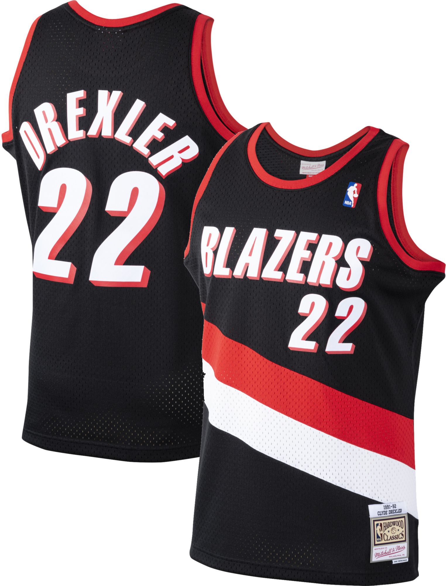 mitchell and ness clyde drexler jersey