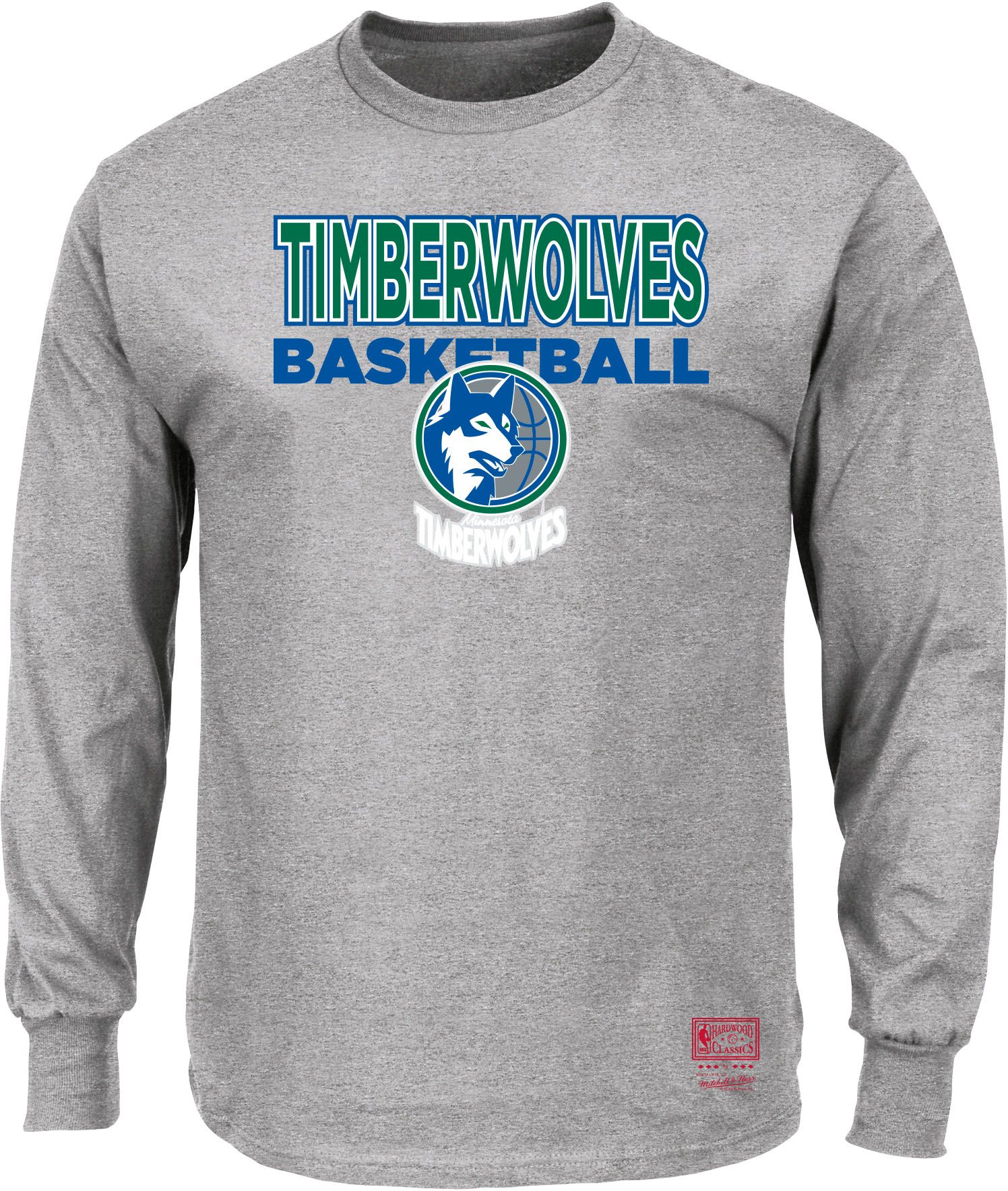 timberwolves long sleeve jersey