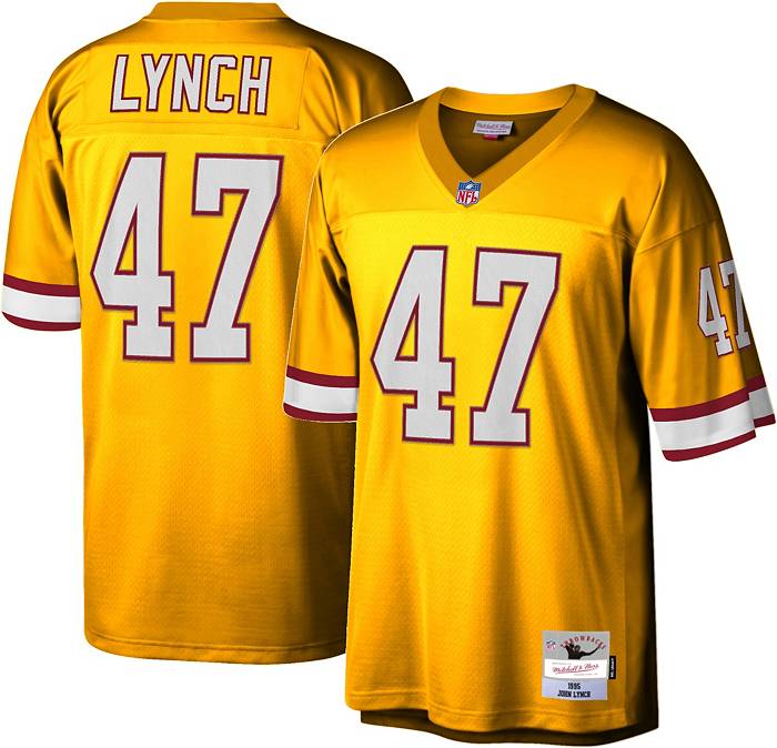 1997-00 TAMPA BAY BUCCANEERS LYNCH #47 CHAMPION JERSEY (HOME) XXL - Classic  American Sports