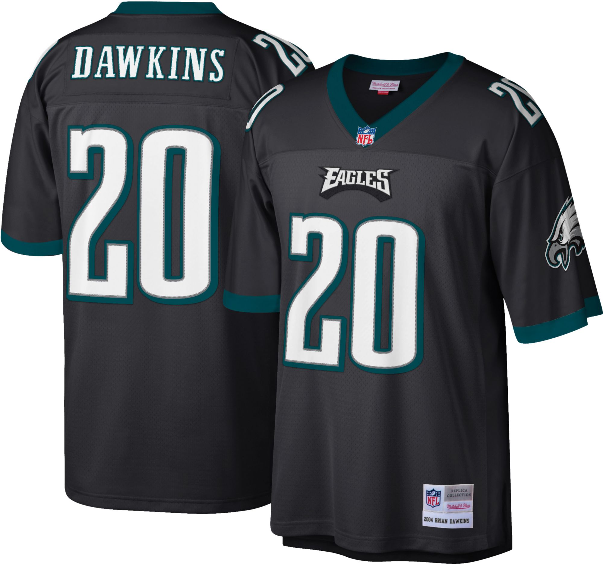 brian dawkins stitched eagles jersey