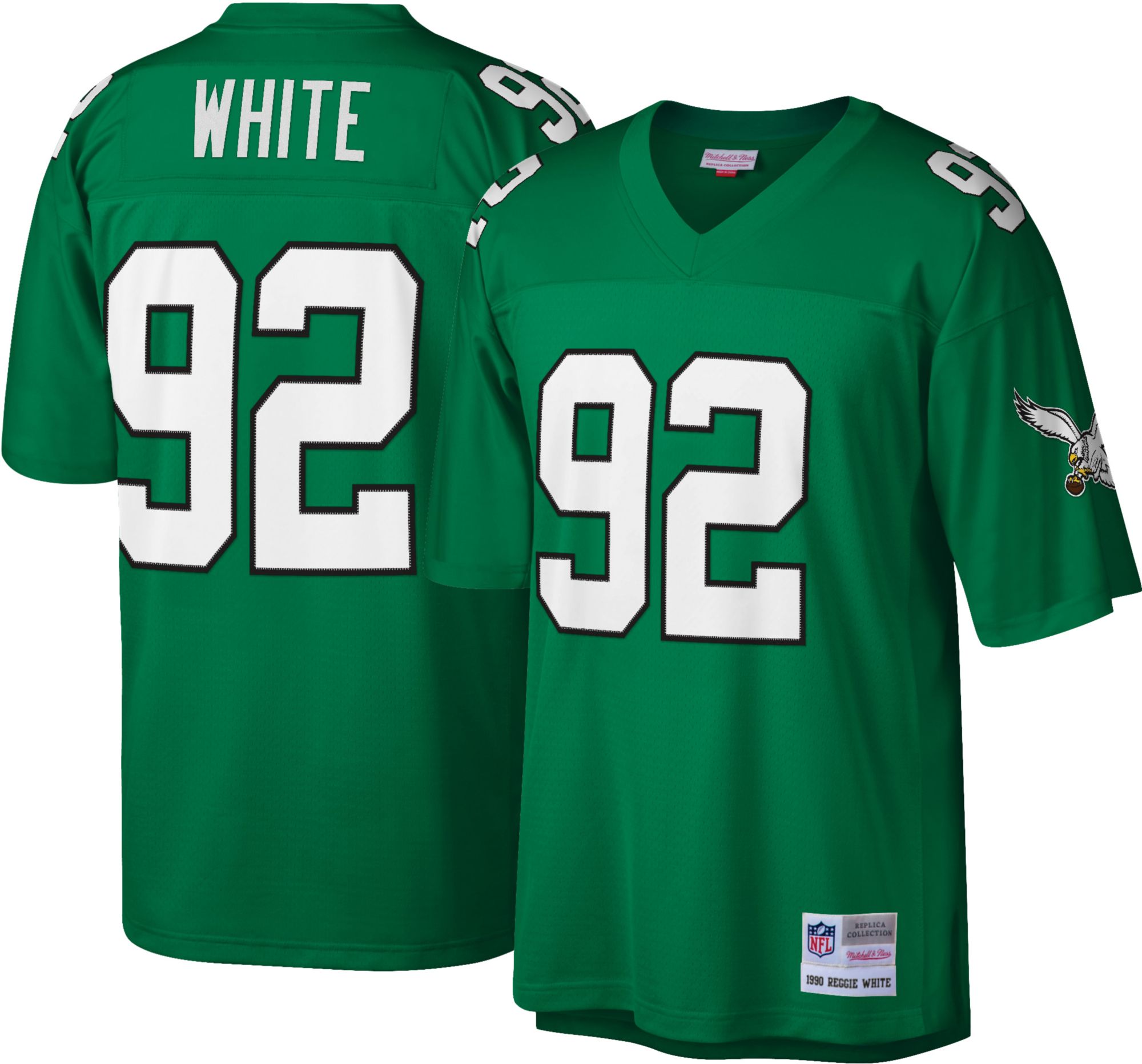 Mitchell & Ness Men's Philadelphia Eagles Reggie White #92 1990 Throwback Jersey product image