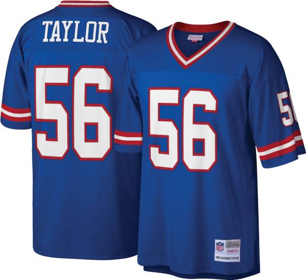 New York Giants Lawrence Taylor Royal White Retired Player Split Jersey -  Bluefink