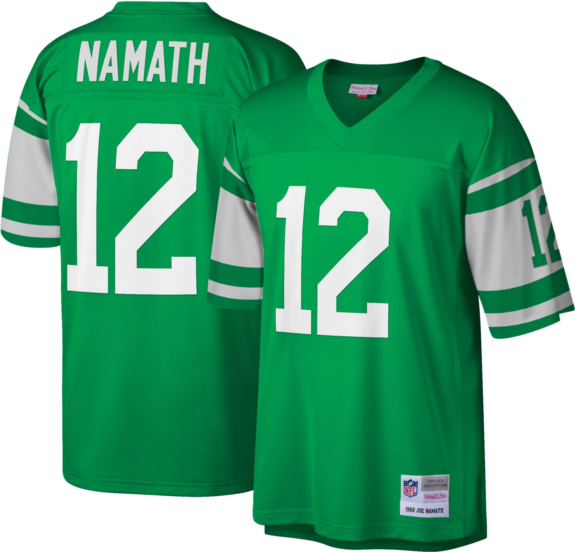 Nike New York Jets No12 Joe Namath Black Men's Stitched NFL Impact Limited Jersey