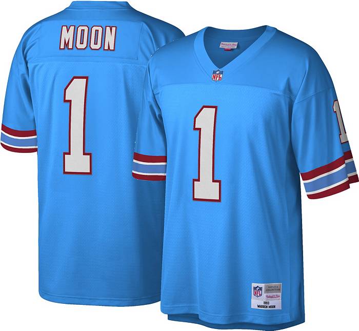 sold-Mitchell & Ness Houston Oilers Warren Moon full stitched jersey Sz 50  $75