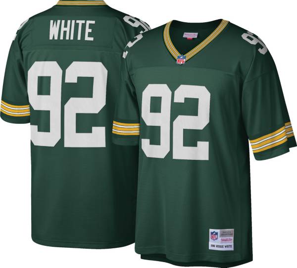 Mitchell & Ness Men's Green Bay Packers Reggie White #92 1996 Throwback  Split Jersey