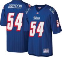 NEW ENGLAND PATRIOTS (MITCHELL & NESS) TEDY BRUSCHI #54 MENS T SHIRT (XL)  RARE