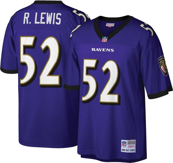 Mitchell & Ness Men's 2000 Game Jersey Baltimore Ravens Ray Lewis #52