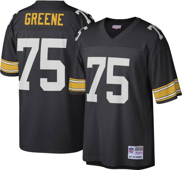 #75 Greene - Official NFL Pittsburgh Steelers Legacy Collection Throwback  Jersey (Black)