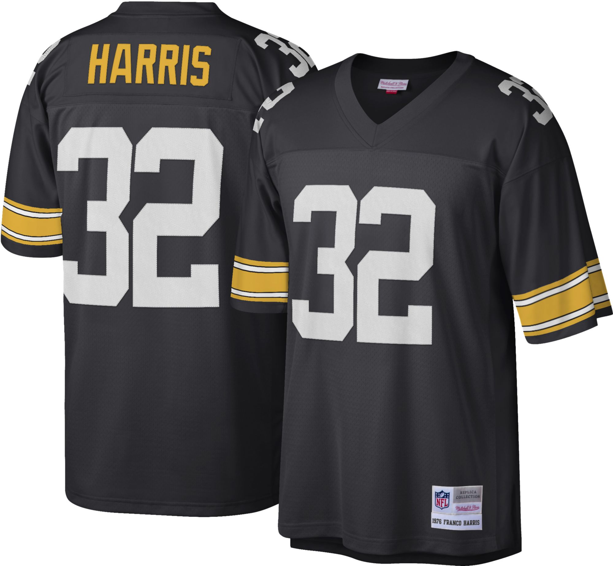 Mitchell & Ness Men's Pittsburgh Steelers Franco Harris #32 1976 Throwback Jersey product image