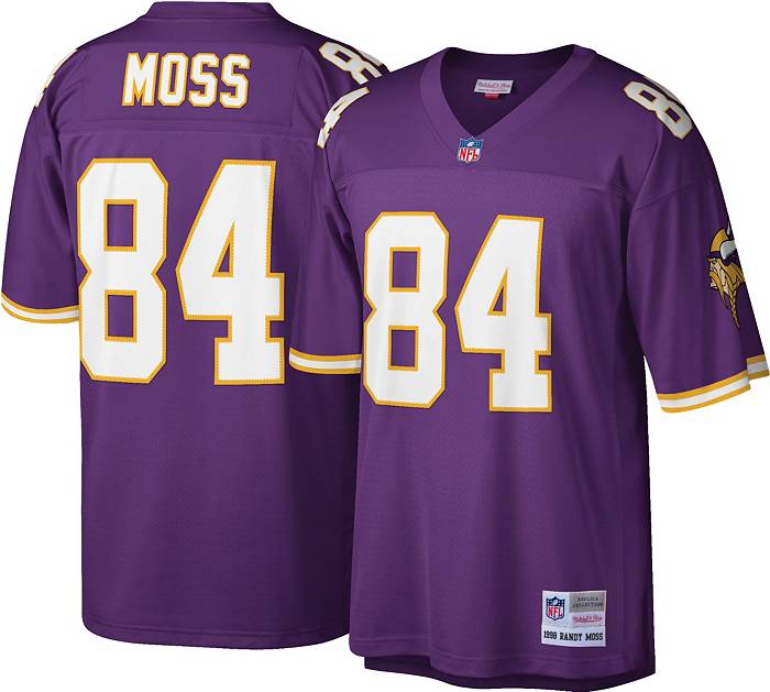 Mitchell & Ness Men's Minnesota Vikings Randy Moss #84 1998 Throwback  Jersey