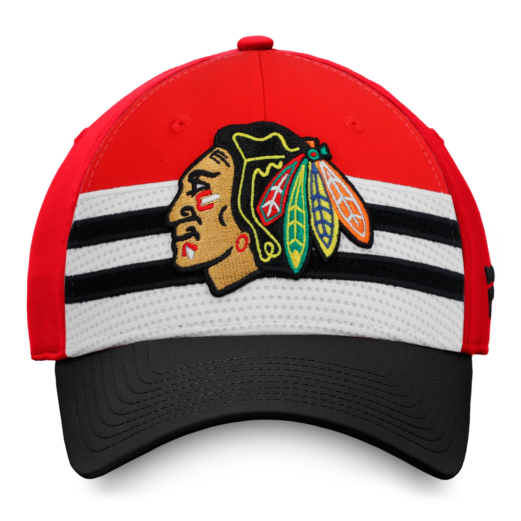NHL Adult Chicago Blackhawks Authentic Pro Draft Red Flex Hat product image
