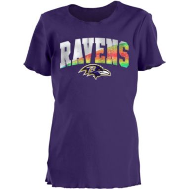 sorry, New Era Youth Girls' Baltimore Ravens Purple Flip Sequins T-Shirt is currently out of stock