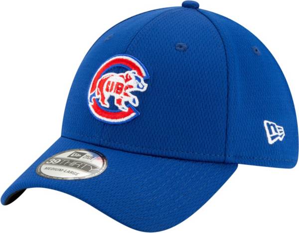 New Era Men's Chicago Cubs 39Thirty Blue Batting Practice Stretch Fit Hat