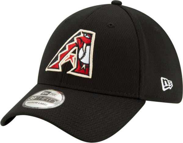 New Era Men's Arizona Diamondbacks 39Thirty Black Batting Practice Stretch Fit Hat