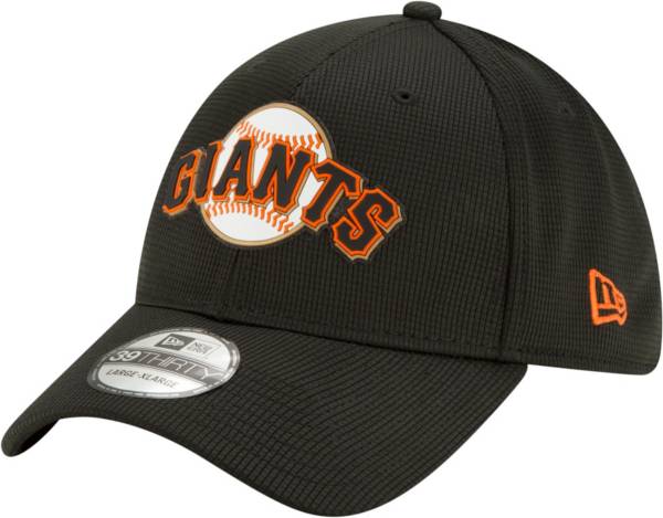 New Era Men's San Francisco Giants Black 39Thirty Clubhouse Stretch Fit Hat