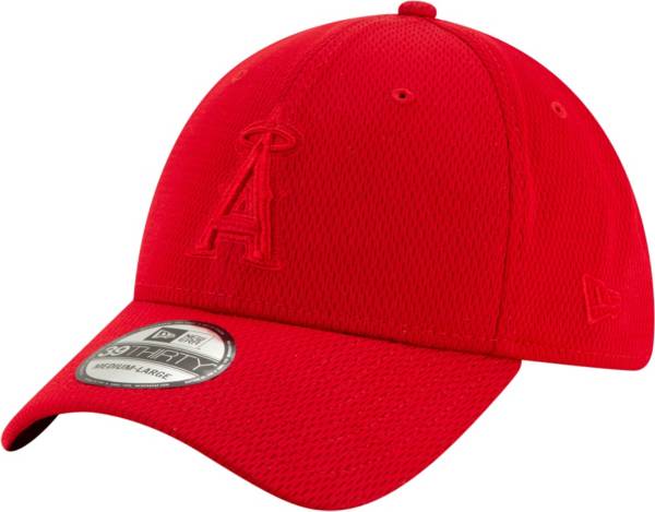 New Era Men's Los Angeles Angels Red 39Thirty Perftone Stretch Fit Hat