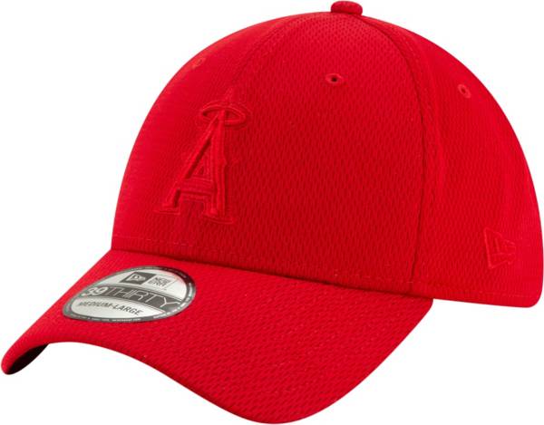 New Era Men's Los Angeles Angels Red 39Thirty Perftone Stretch Fit Hat