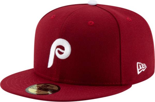 New Era Men s Philadelphia Phillies 59Fifty Alternate Maroon Authentic Hat