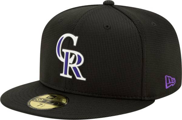 New Era Men's Colorado Rockies Black 59Fifty Clubhouse Fitted Hat