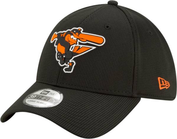 New Era Men's Baltimore Orioles Black 39Thirty Clubhouse Stretch Fit Hat