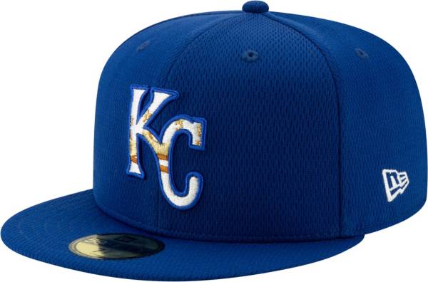 New Era Men's Kansas City Royals 59Fifty Royal Batting Practice Fitted Hat