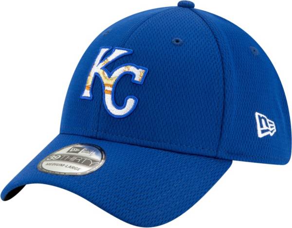 New Era Men's Kansas City Royals 39Thirty Royal Batting Practice Stretch Fit Hat