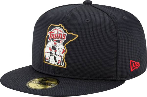 New Era Men's Minnesota Twins Navy 59Fifty Clubhouse Fitted Hat