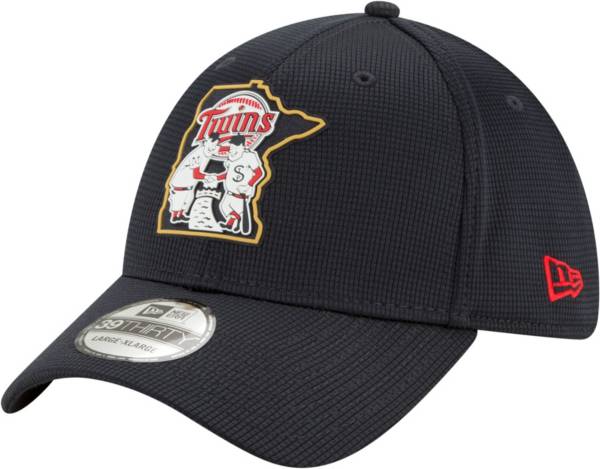 New Era Men's Minnesota Twins Navy 39Thirty Clubhouse Stretch Fit Hat