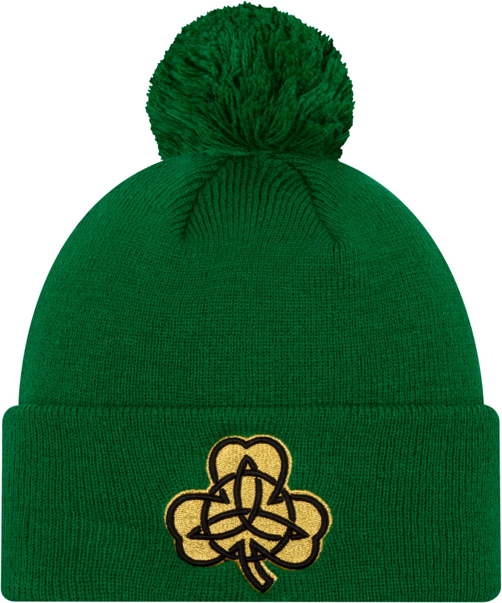 new era men's boston celtics knit hat