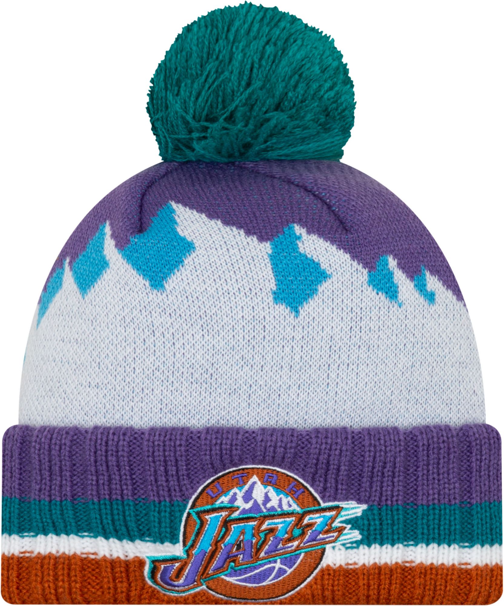 retro football bobble hats