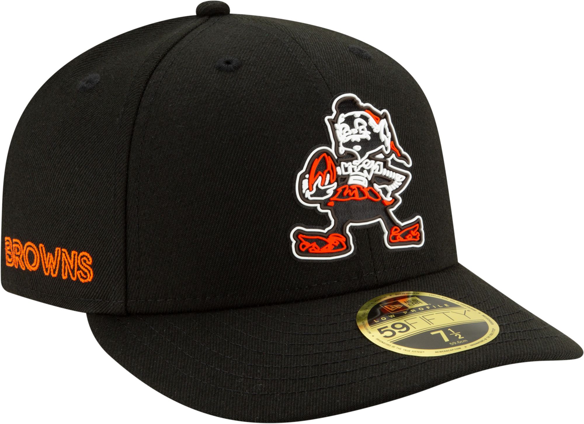 cleveland browns fitted hat